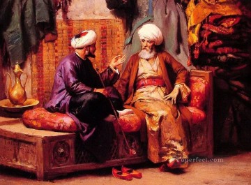 中東の話すアラブ人 Oil Paintings